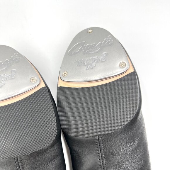 11.5W 11.5 Wide‎ Capezio Flex Master Mastr CG16 Black Leather Tap Dance Shoes - Picture 10 of 13